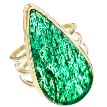 Green Aventurine Rings handcrafted by Ana Silver Co - RING116691 - Photo 2