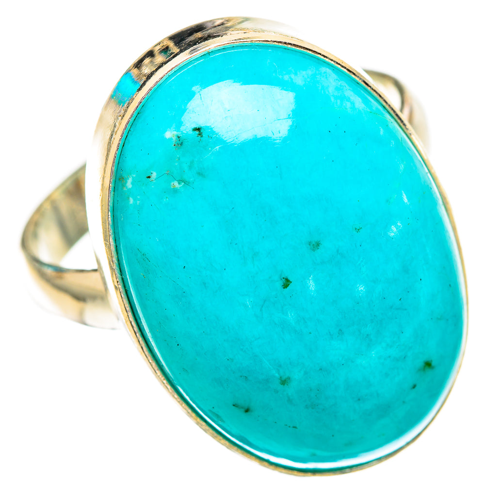 Peruvian Amazonite Rings handcrafted by Ana Silver Co - RING116709 - Photo 2