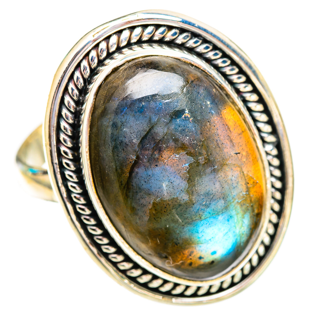 Labradorite Rings handcrafted by Ana Silver Co - RING116710 - Photo 2