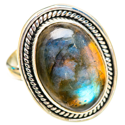 Labradorite Rings handcrafted by Ana Silver Co - RING116710 - Photo 2