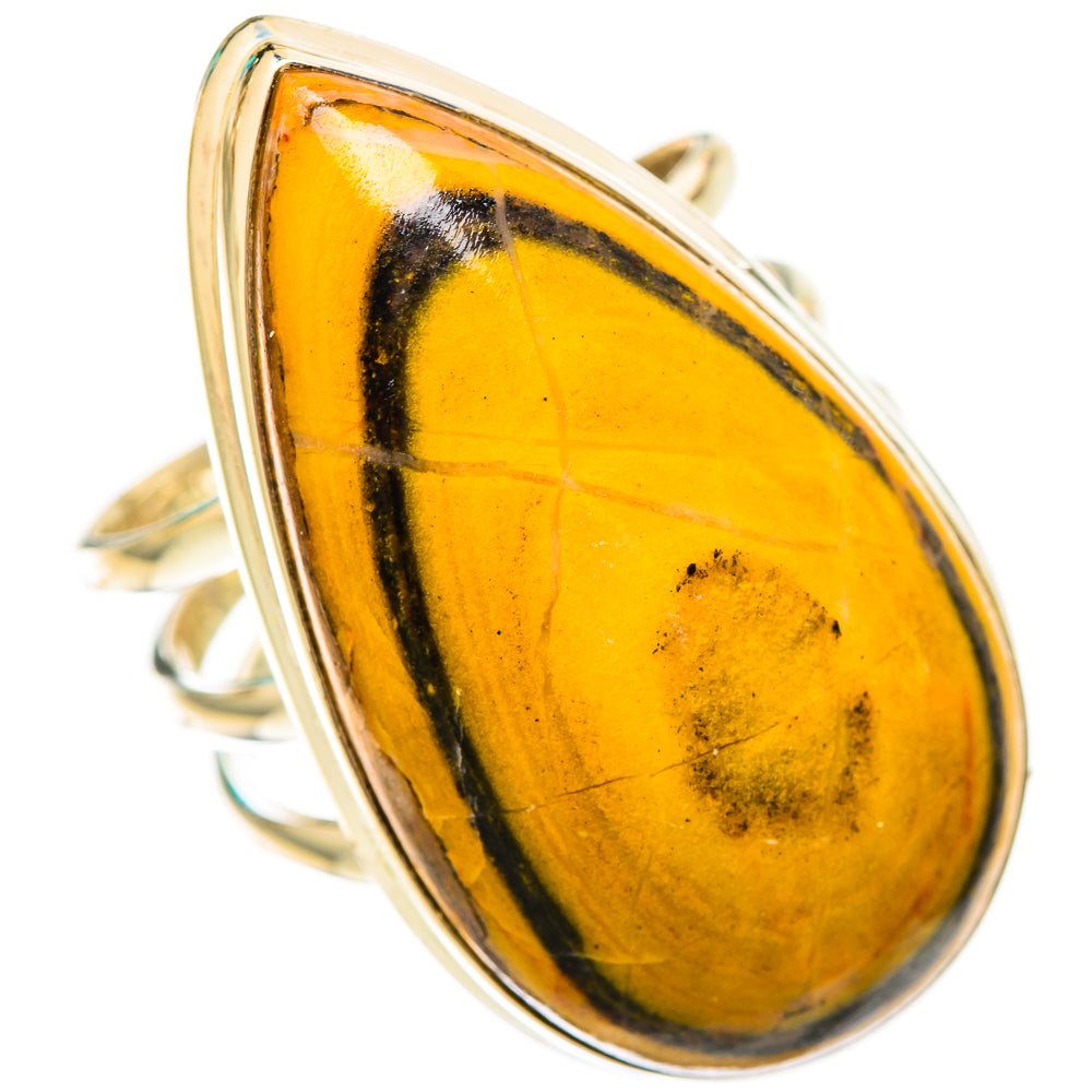 Bumble Bee Jasper Rings handcrafted by Ana Silver Co - RING116724 - Photo 2