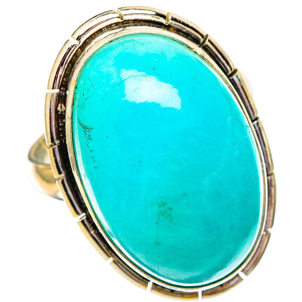 Peruvian Amazonite Rings handcrafted by Ana Silver Co - RING116737 - Photo 2