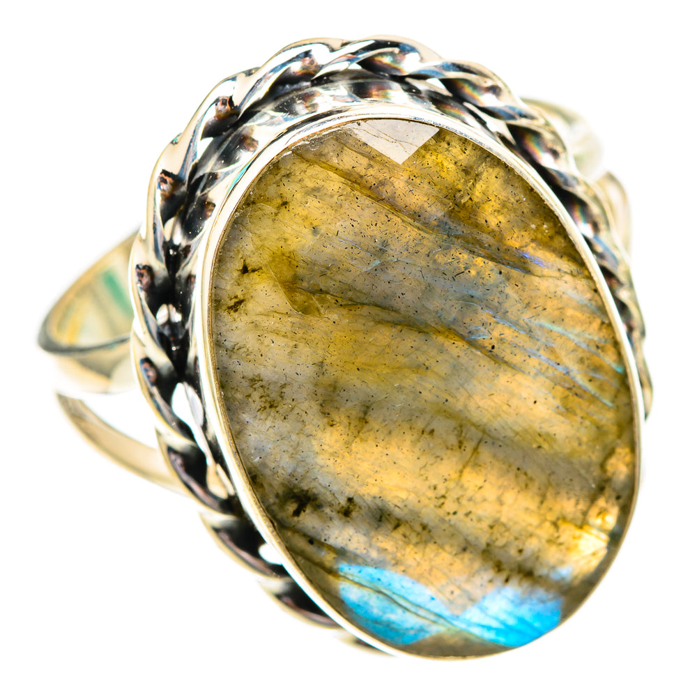 Labradorite Rings handcrafted by Ana Silver Co - RING116738 - Photo 2