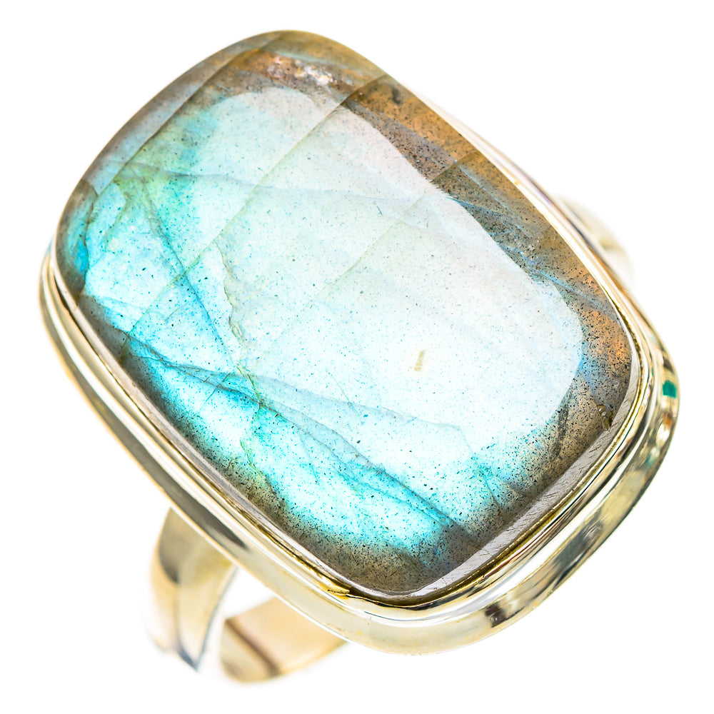 Labradorite Rings handcrafted by Ana Silver Co - RING116740 - Photo 2