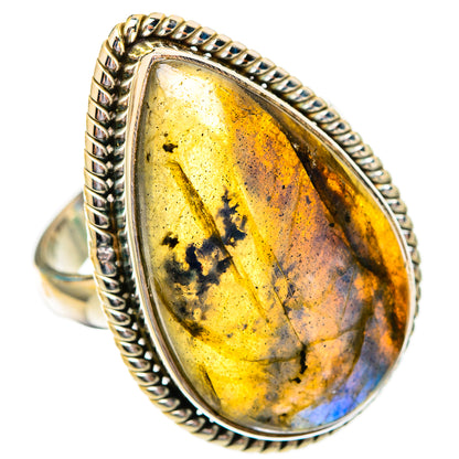 Labradorite Rings handcrafted by Ana Silver Co - RING116742 - Photo 2