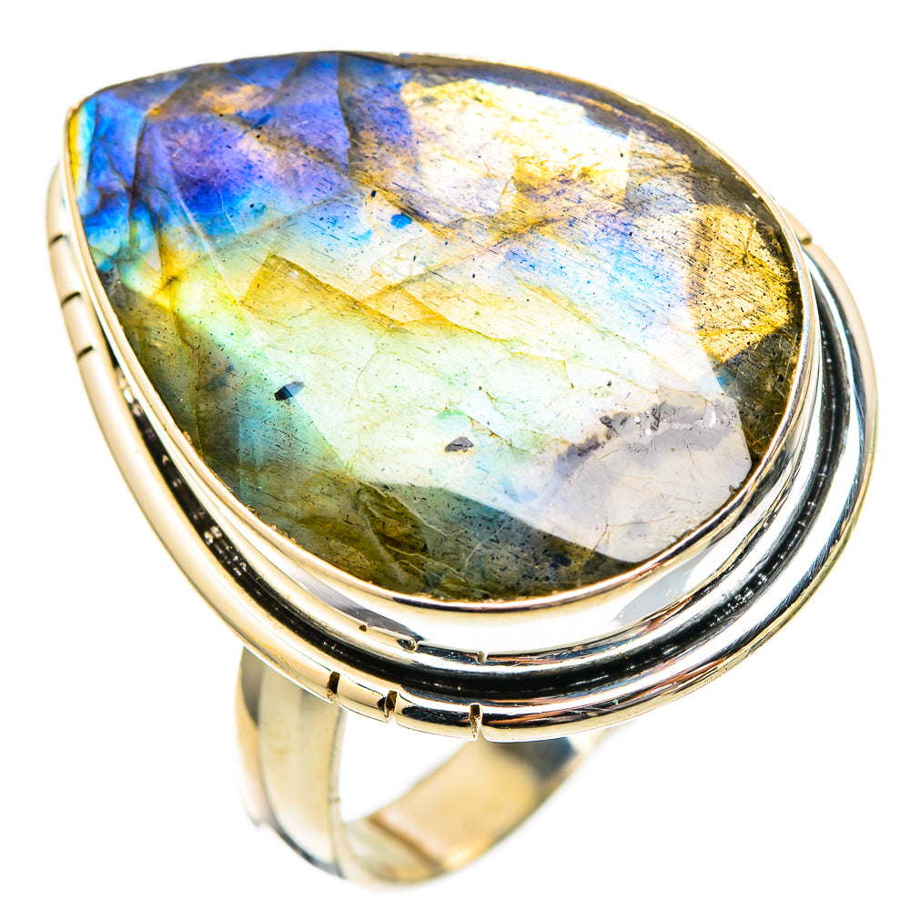 Labradorite Rings handcrafted by Ana Silver Co - RING116761 - Photo 2