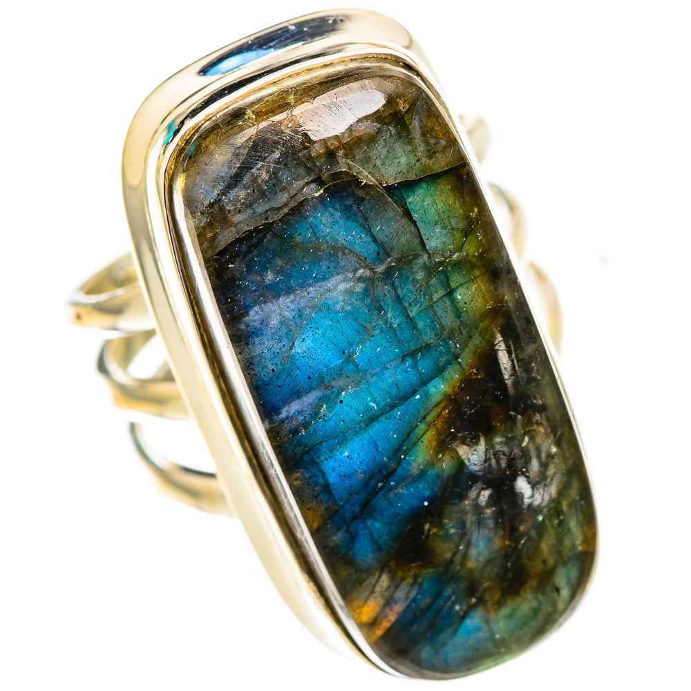 Labradorite Rings handcrafted by Ana Silver Co - RING116762 - Photo 2