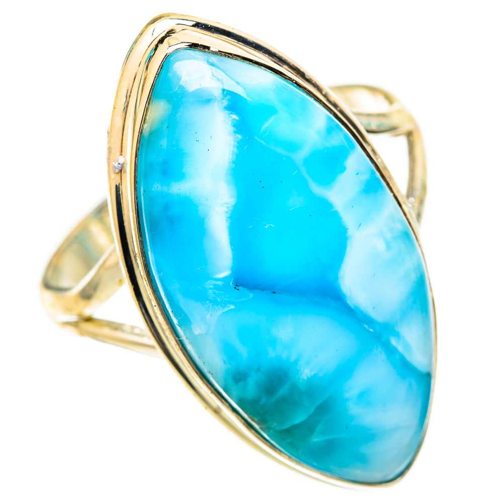 Larimar Rings handcrafted by Ana Silver Co - RING116769 - Photo 2