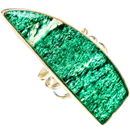 Green Aventurine Rings handcrafted by Ana Silver Co - RING116777 - Photo 2
