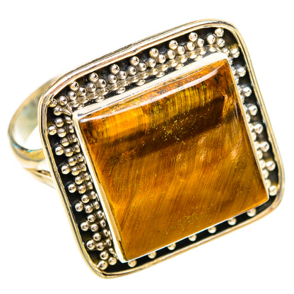 Tiger Eye Rings handcrafted by Ana Silver Co - RING116780 - Photo 2