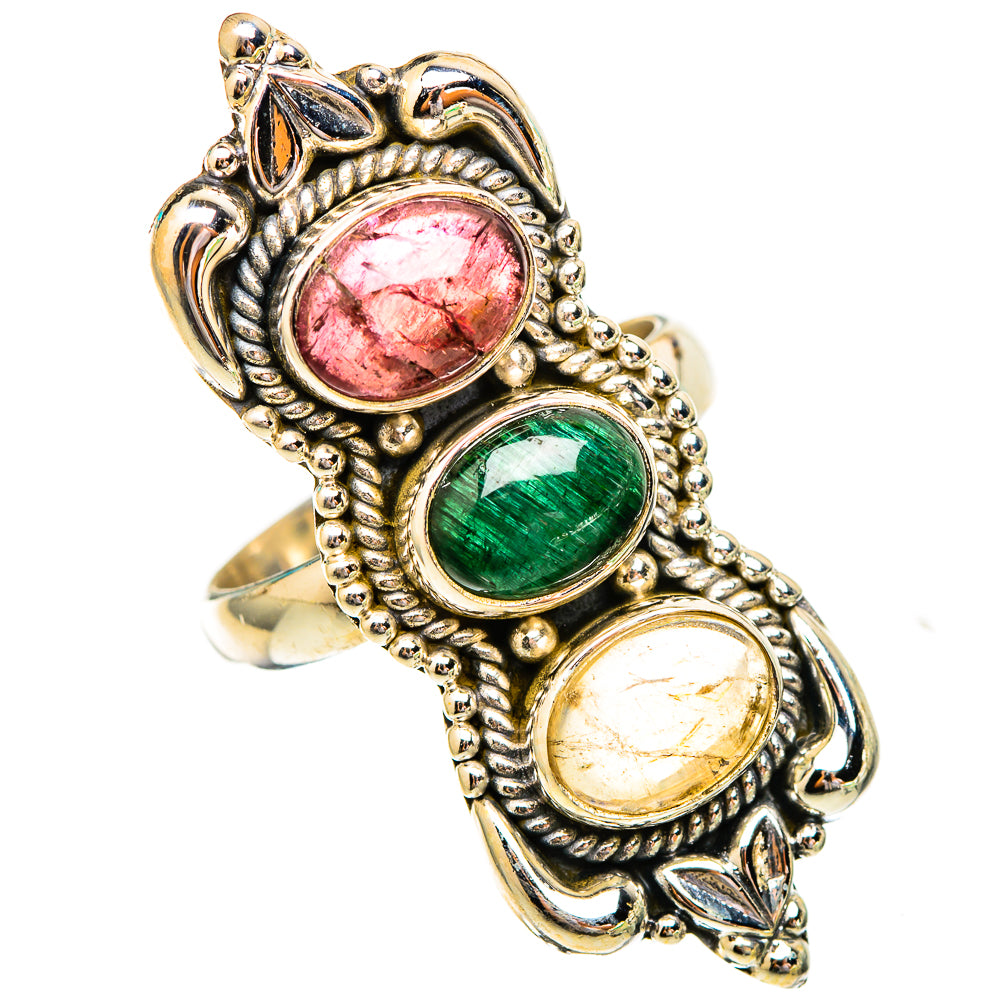 Tourmaline Rings handcrafted by Ana Silver Co - RING116791 - Photo 2