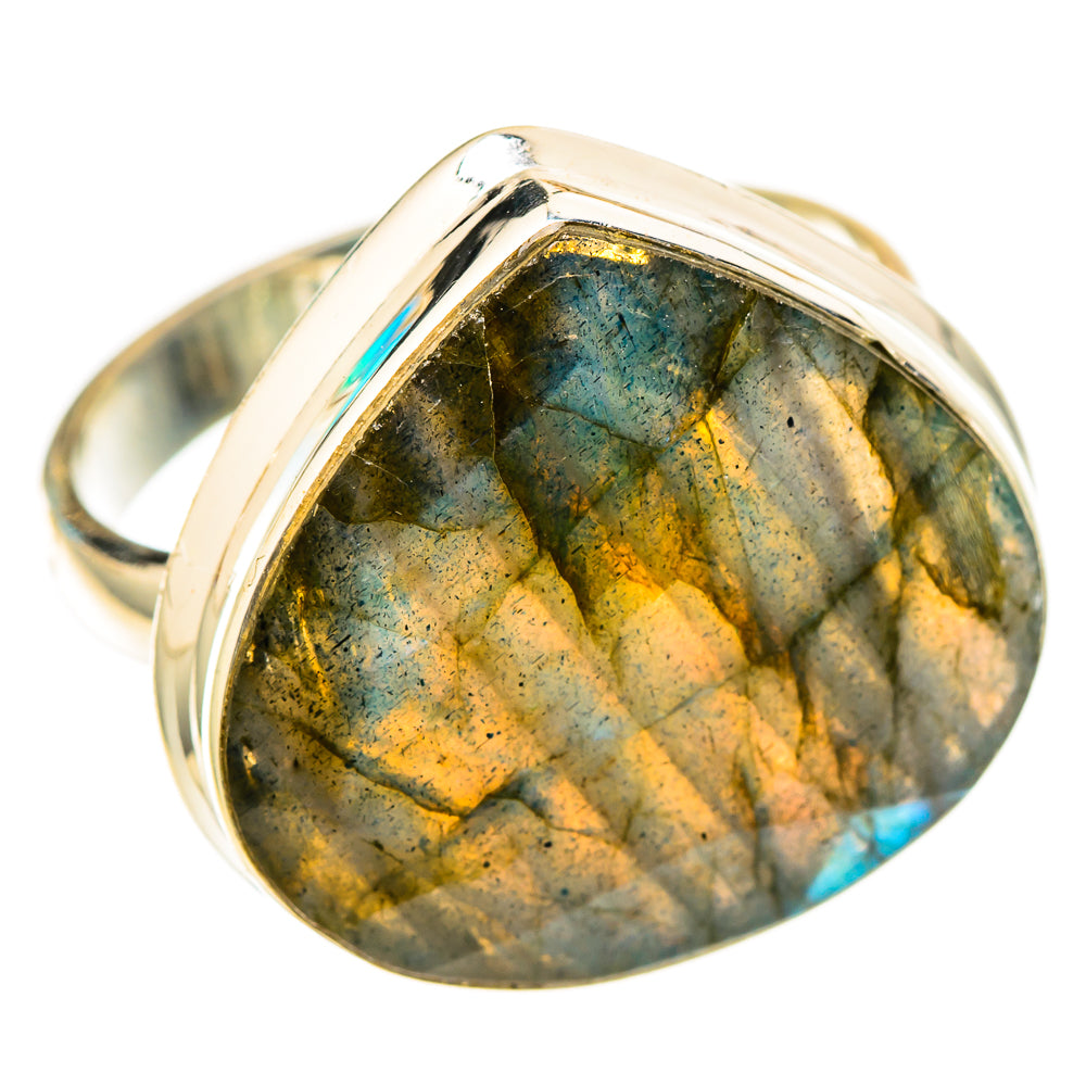 Labradorite Rings handcrafted by Ana Silver Co - RING116798 - Photo 2