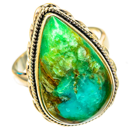 Peruvian Opal Rings handcrafted by Ana Silver Co - RING116803 - Photo 2