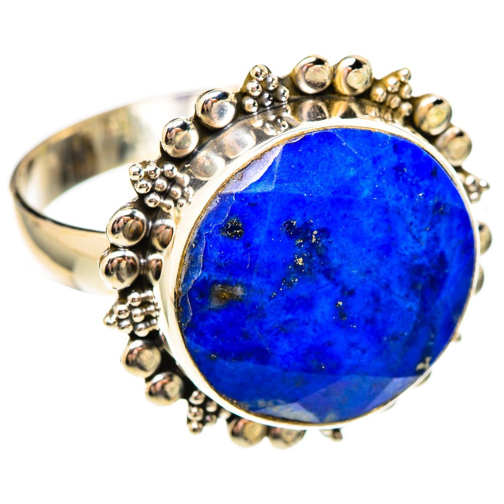 Lapis Lazuli Rings handcrafted by Ana Silver Co - RING116804 - Photo 2