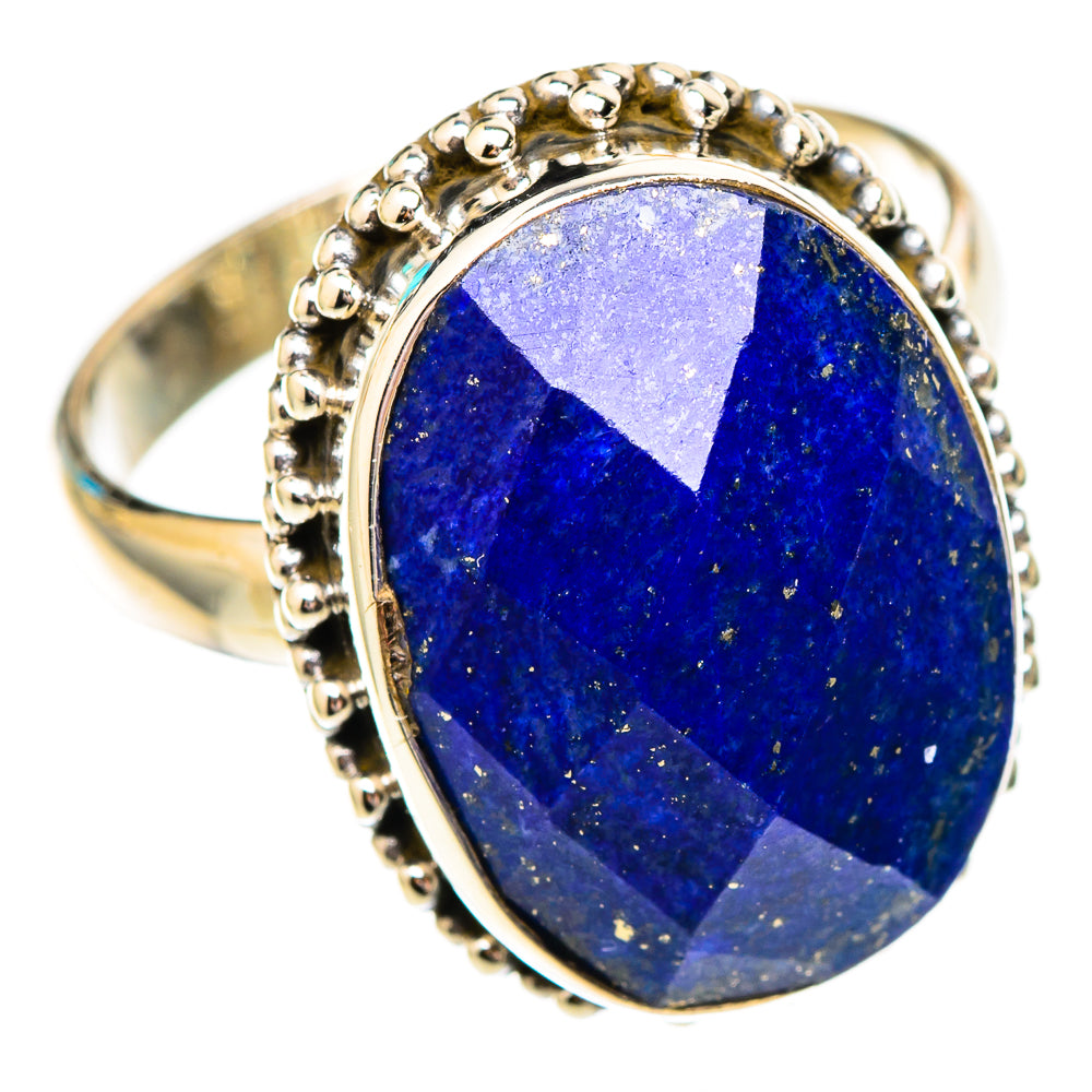 Lapis Lazuli Rings handcrafted by Ana Silver Co - RING116809 - Photo 2