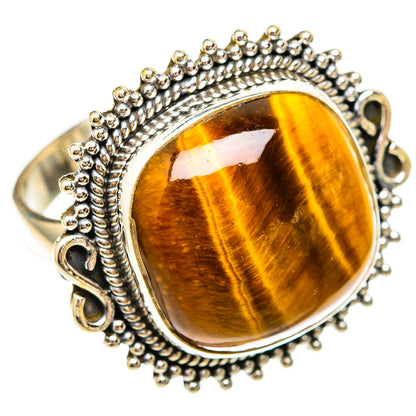 Tiger Eye Rings handcrafted by Ana Silver Co - RING116813 - Photo 2