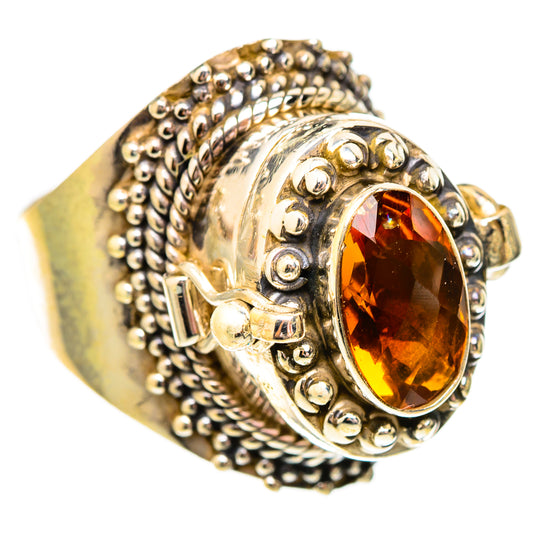 Mandarin Citrine Rings handcrafted by Ana Silver Co - RING116814 - Photo 2