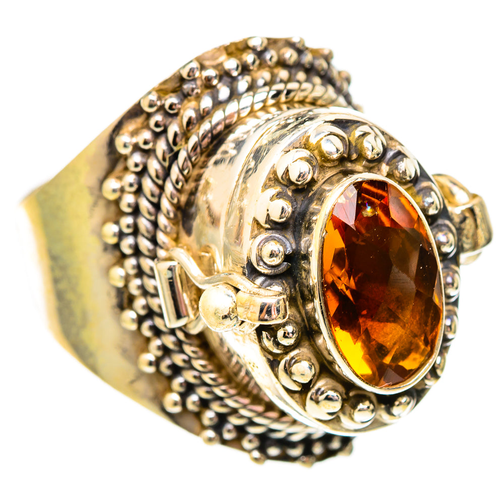 Mandarin Citrine Rings handcrafted by Ana Silver Co - RING116814 - Photo 2
