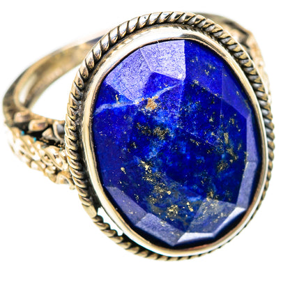 Lapis Lazuli Rings handcrafted by Ana Silver Co - RING116840 - Photo 2