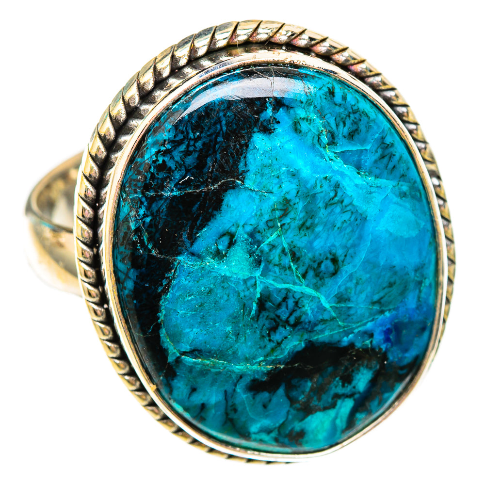 Shattuckite Rings handcrafted by Ana Silver Co - RING116842 - Photo 2