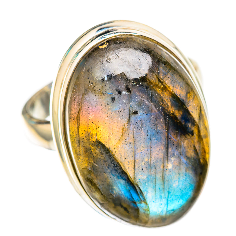 Labradorite Rings handcrafted by Ana Silver Co - RING116843 - Photo 2
