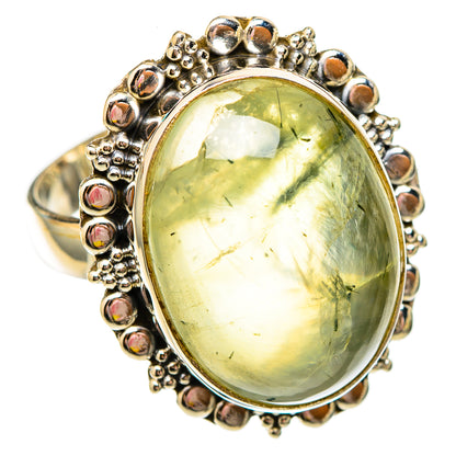 Prehnite Rings handcrafted by Ana Silver Co - RING116846 - Photo 2