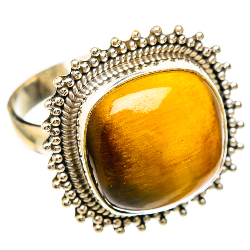 Tiger Eye Rings handcrafted by Ana Silver Co - RING116849 - Photo 2