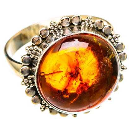 Baltic Amber Rings handcrafted by Ana Silver Co - RING116851 - Photo 2