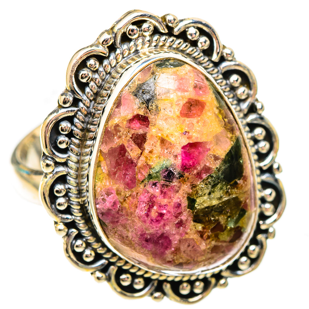 Tourmaline Rings handcrafted by Ana Silver Co - RING116853 - Photo 2