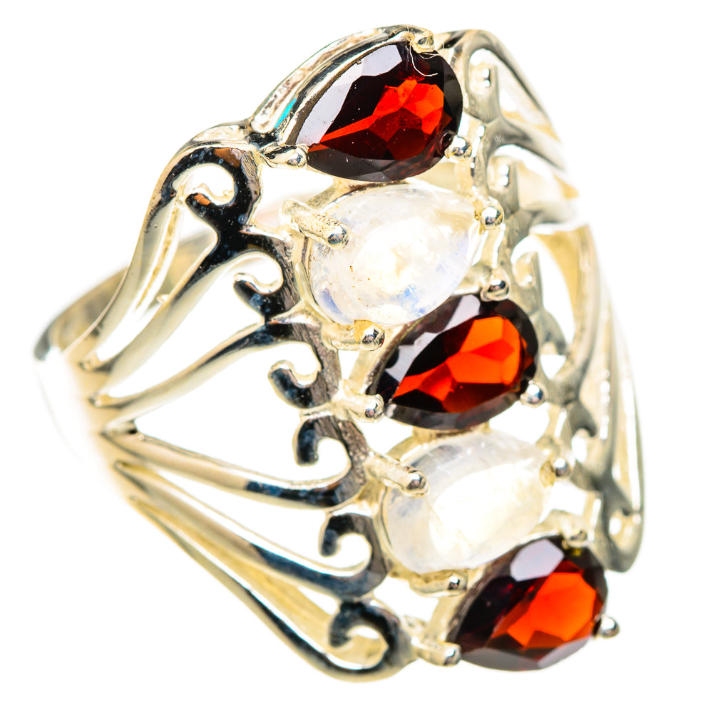 Garnet Rings handcrafted by Ana Silver Co - RING116855 - Photo 2