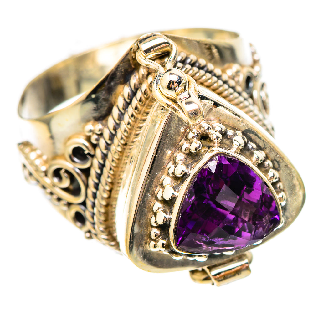 Amethyst Rings handcrafted by Ana Silver Co - RING116856 - Photo 2