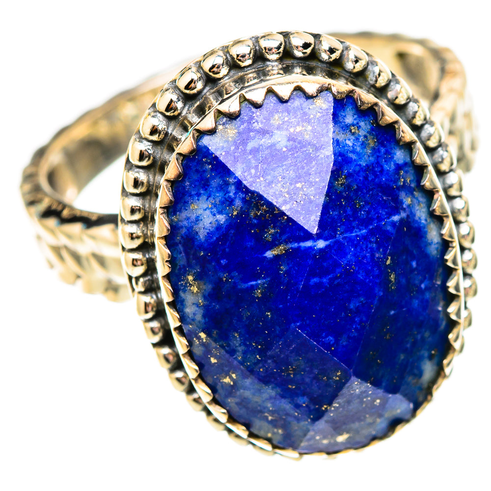 Lapis Lazuli Rings handcrafted by Ana Silver Co - RING116874 - Photo 2