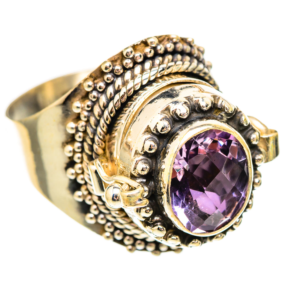 Amethyst Rings handcrafted by Ana Silver Co - RING116890 - Photo 2