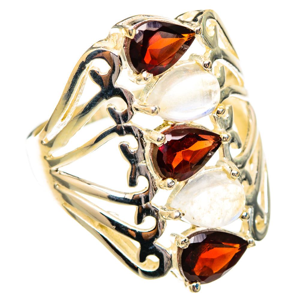 Garnet Rings handcrafted by Ana Silver Co - RING116923 - Photo 2