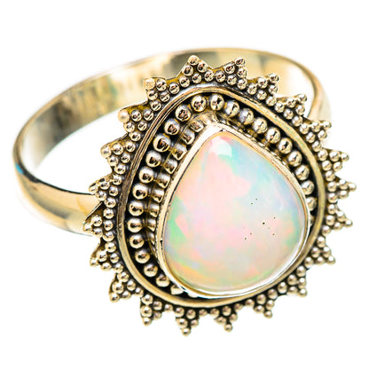 Ethiopian Opal Rings handcrafted by Ana Silver Co - RING116941 - Photo 2