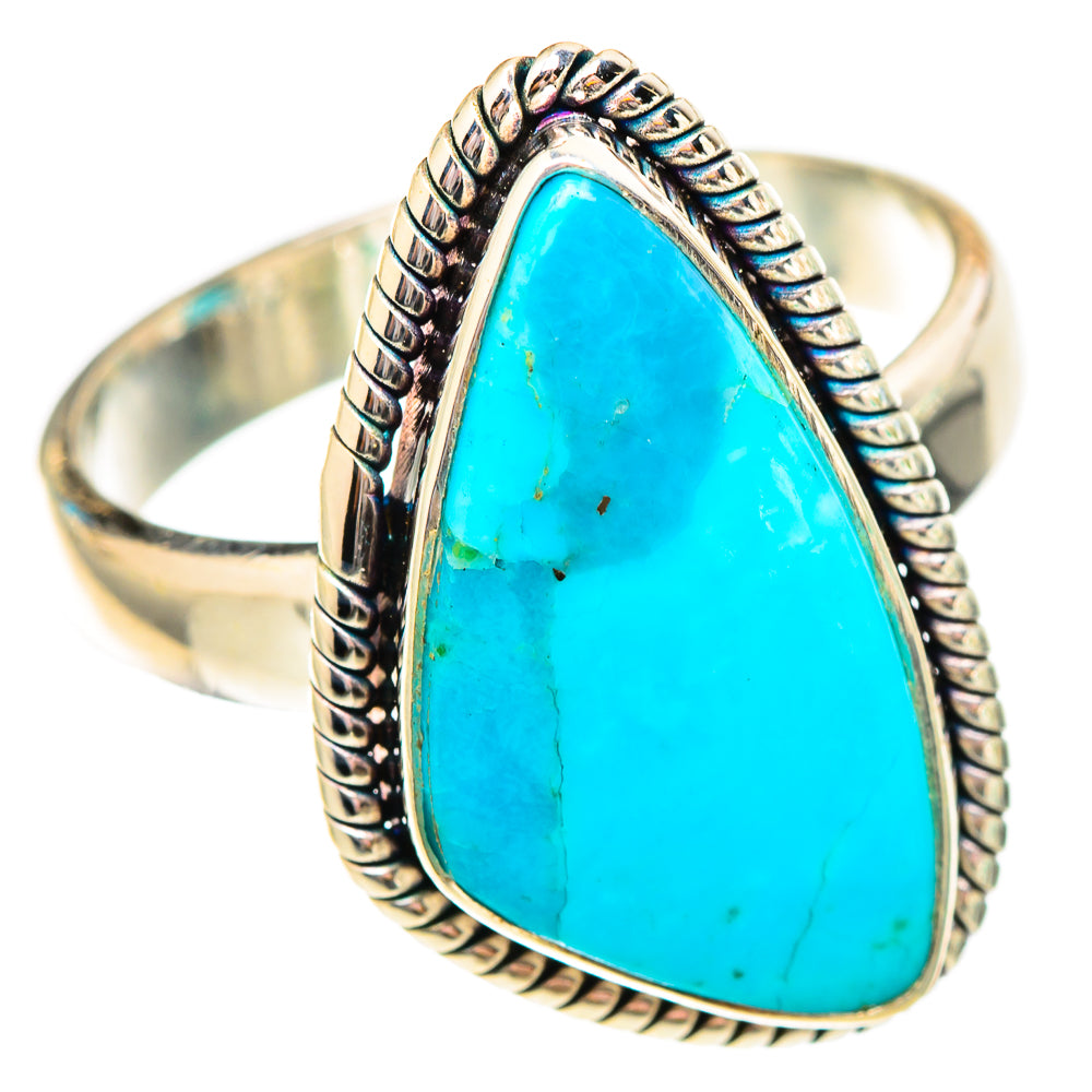 Peruvian Chrysocolla Rings handcrafted by Ana Silver Co - RING116947 - Photo 2