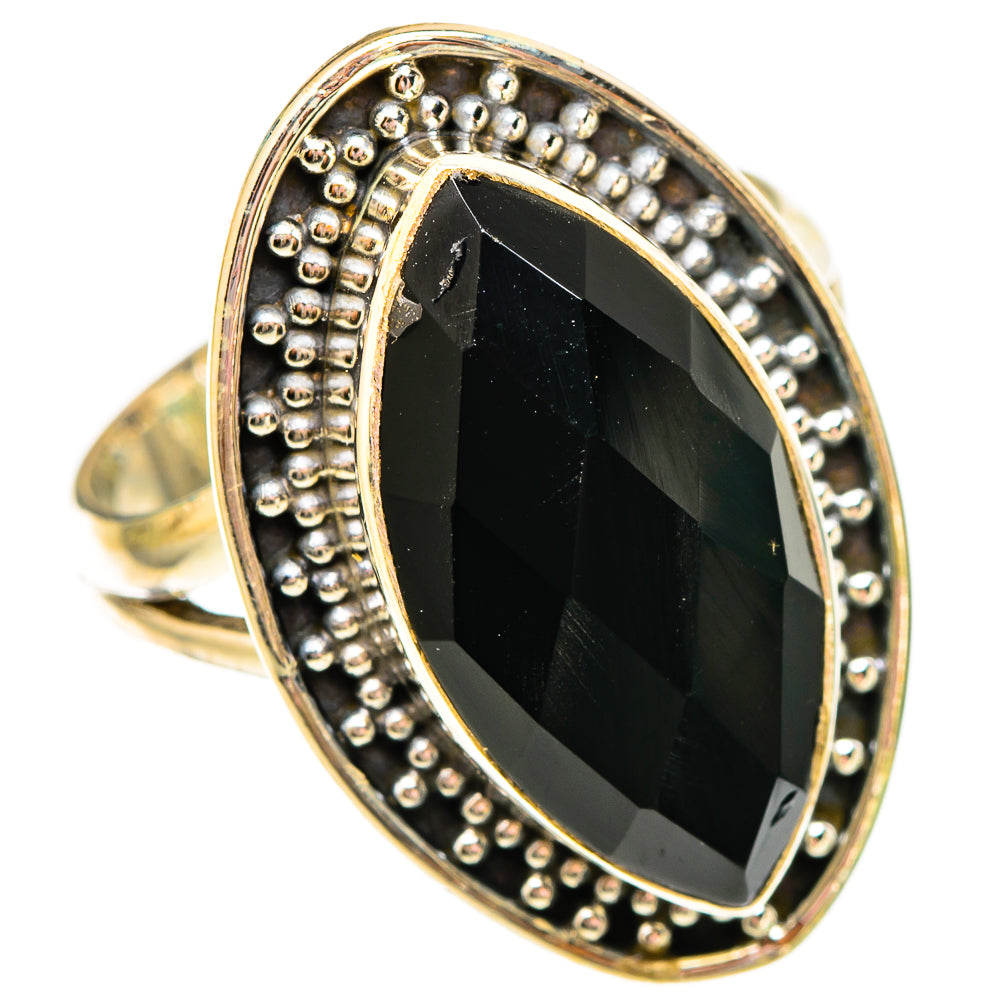 Black Onyx Rings handcrafted by Ana Silver Co - RING116961 - Photo 2
