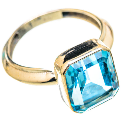 Blue Topaz Rings handcrafted by Ana Silver Co - RING116979 - Photo 2
