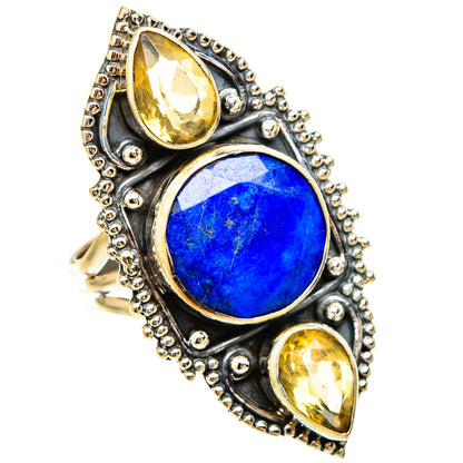 Lapis Lazuli Rings handcrafted by Ana Silver Co - RING117010 - Photo 2