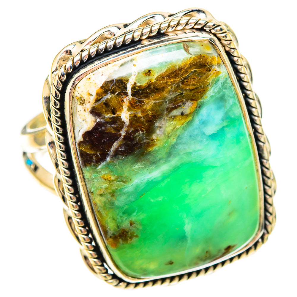 Peruvian Opal Rings handcrafted by Ana Silver Co - RING117021 - Photo 2