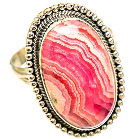 Rhodochrosite Rings handcrafted by Ana Silver Co - RING117026 - Photo 2