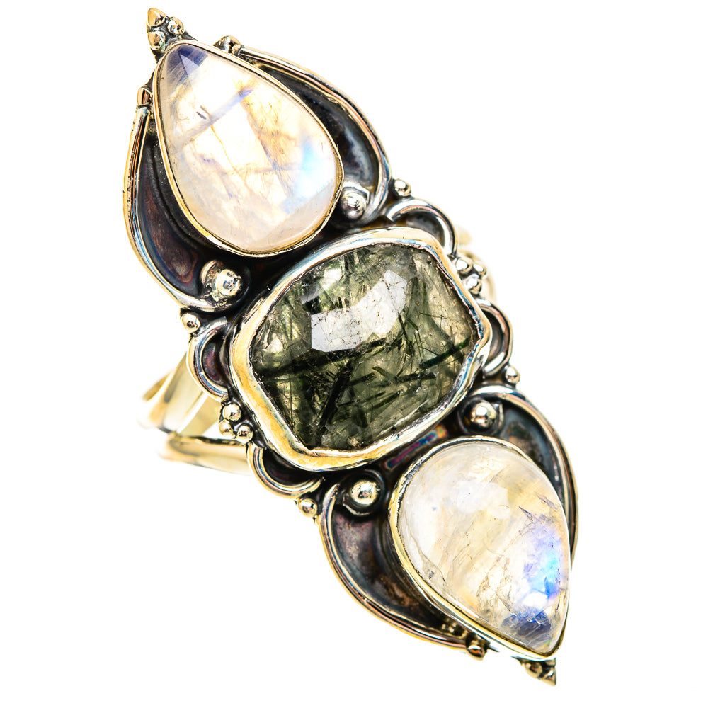 Tourmalinated Quartz Rings handcrafted by Ana Silver Co - RING117032 - Photo 2
