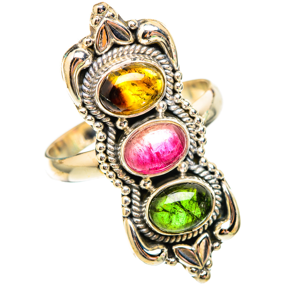 Tourmaline Rings handcrafted by Ana Silver Co - RING117037 - Photo 2