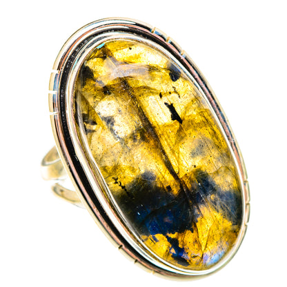 Labradorite Rings handcrafted by Ana Silver Co - RING117047 - Photo 2