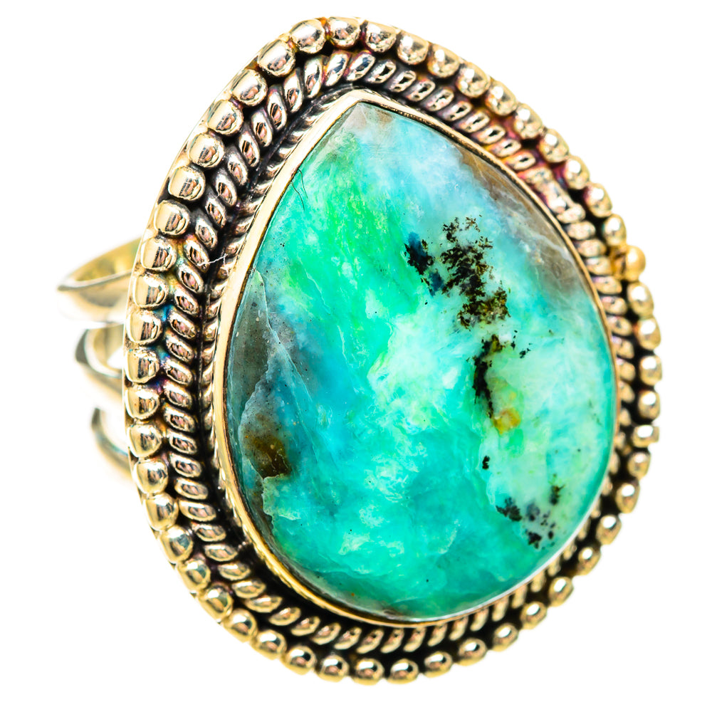 Peruvian Opal Rings handcrafted by Ana Silver Co - RING117052 - Photo 2