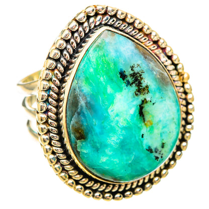 Peruvian Opal Rings handcrafted by Ana Silver Co - RING117052 - Photo 2