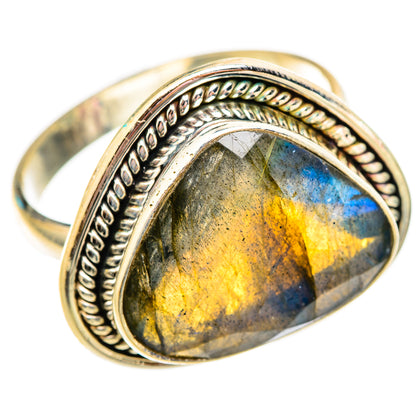 Labradorite Rings handcrafted by Ana Silver Co - RING117076 - Photo 2