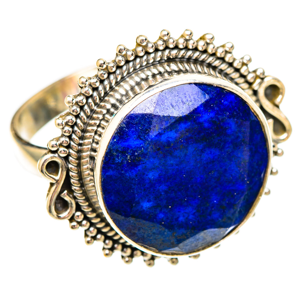 Lapis Lazuli Rings handcrafted by Ana Silver Co - RING117078 - Photo 2