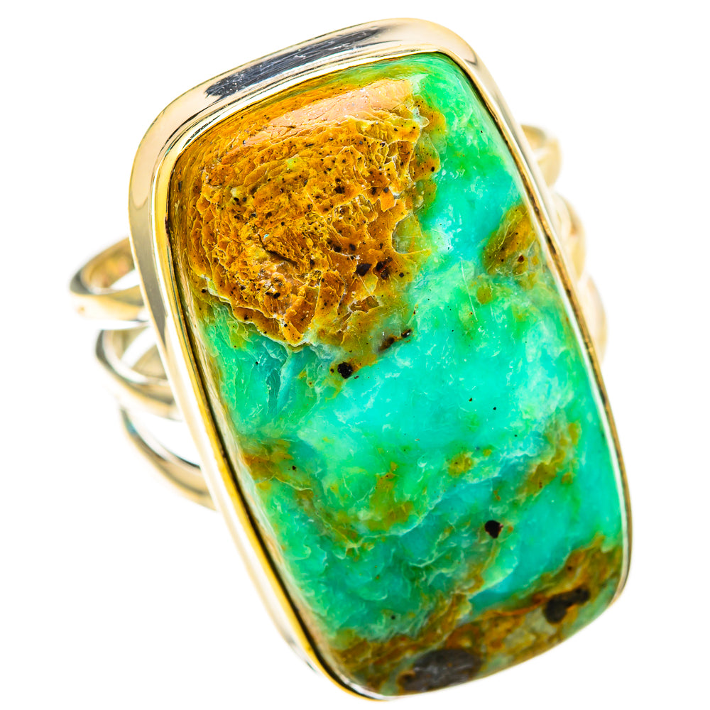 Peruvian Opal Rings handcrafted by Ana Silver Co - RING117083 - Photo 2