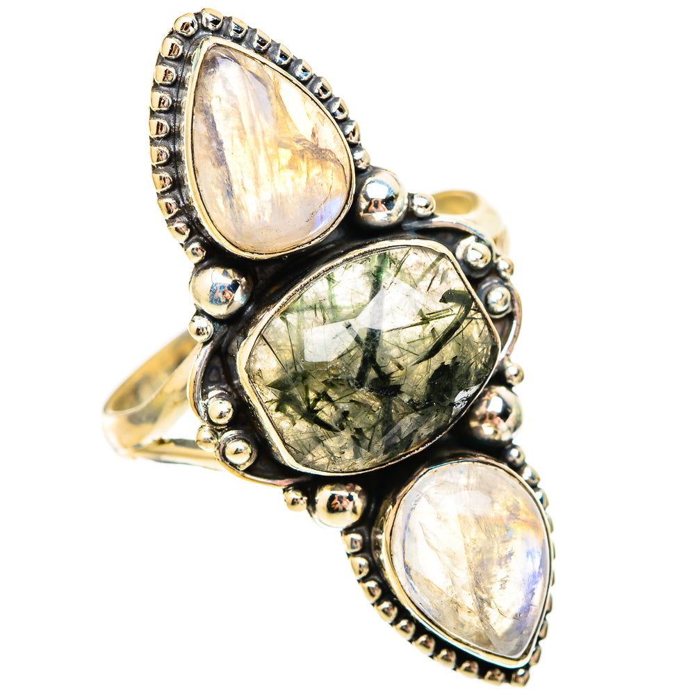 Tourmalinated Quartz Rings handcrafted by Ana Silver Co - RING117088 - Photo 2